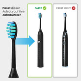 Denta-M Ersatz-Aufsteckbürsten 2 Stück (Zweite Generation)